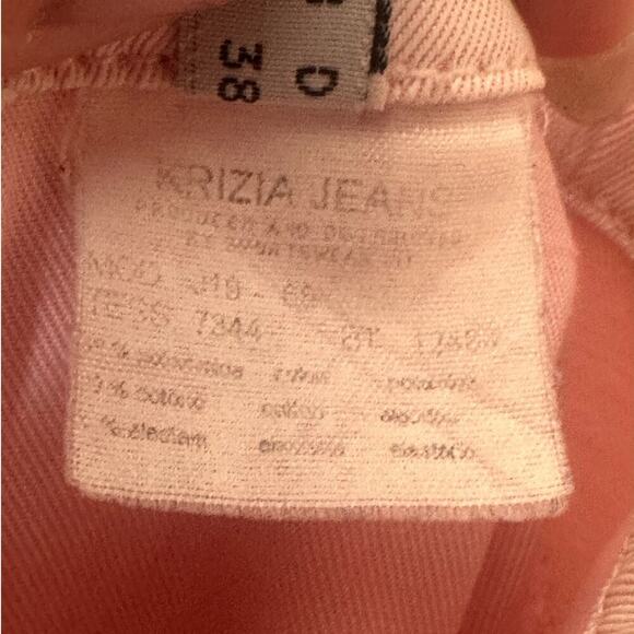 Krizia Jeans Lt. Pink Kangaroo Pocket Pencil Skirt Women's Sz 8 IT 42 Runs Small - Picture 5 of 6